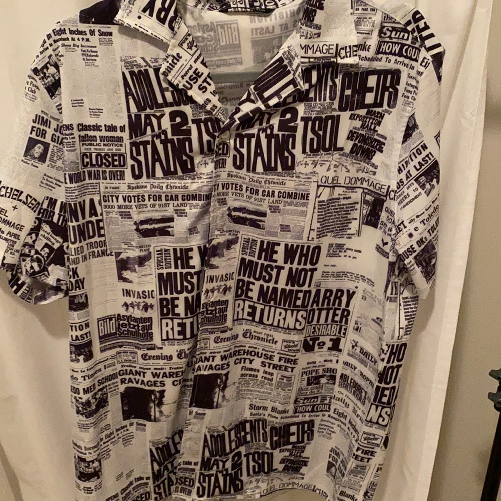 Black and White Graphic shirt